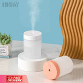 Colorful Ultrasonic Humidifier & Aromatherapy Diffuser – Compact, USB-Powered Mist Sprayer for Home, Office, or Travel!